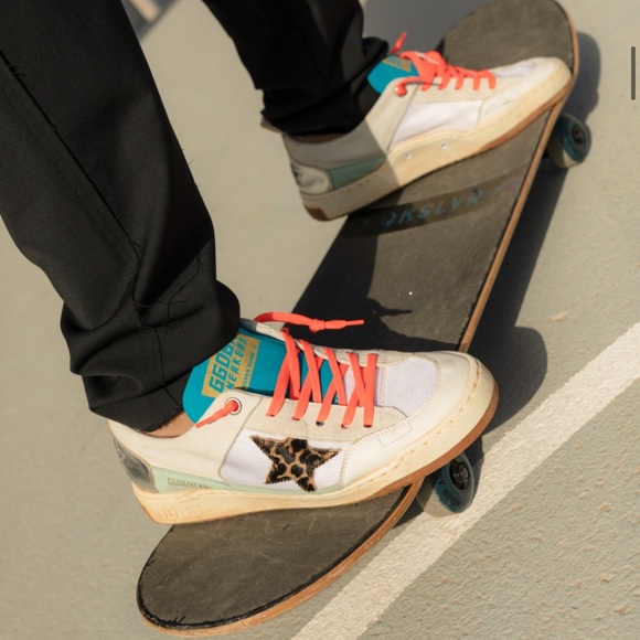 NWT Unisex Golden Goose Yeah Panelled Low-Top Sneakers in Multicolor Leather - Picture 1 of 10